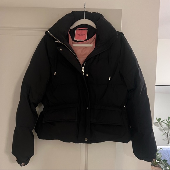 Kate Spade Cinched Waist Short Puffer - Picture 8 of 8